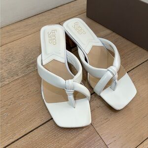 Franco Sarto White Sandals